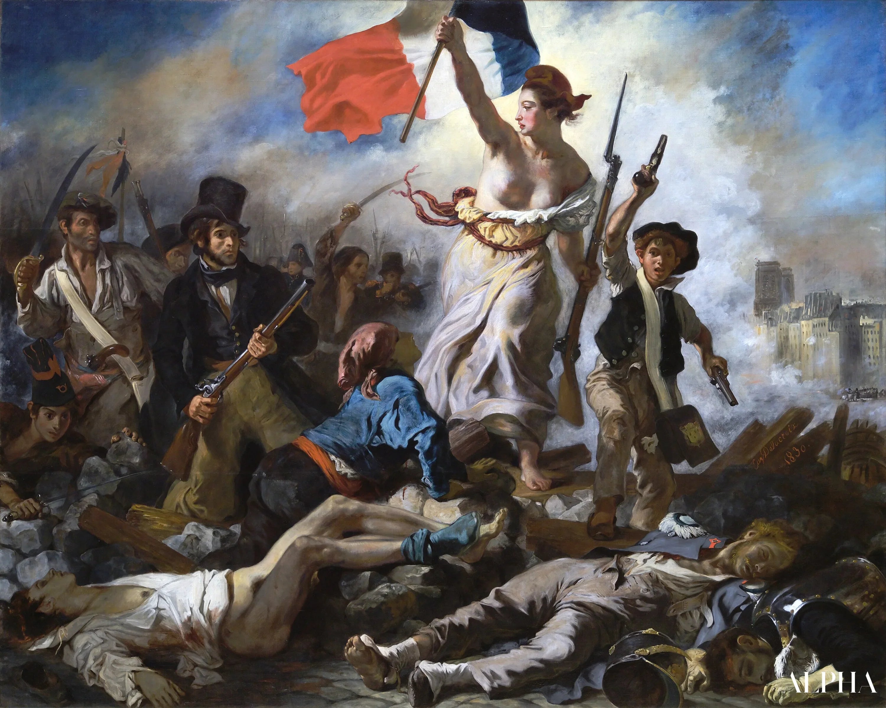150 Berømte Malerier av Eugène Delacroix