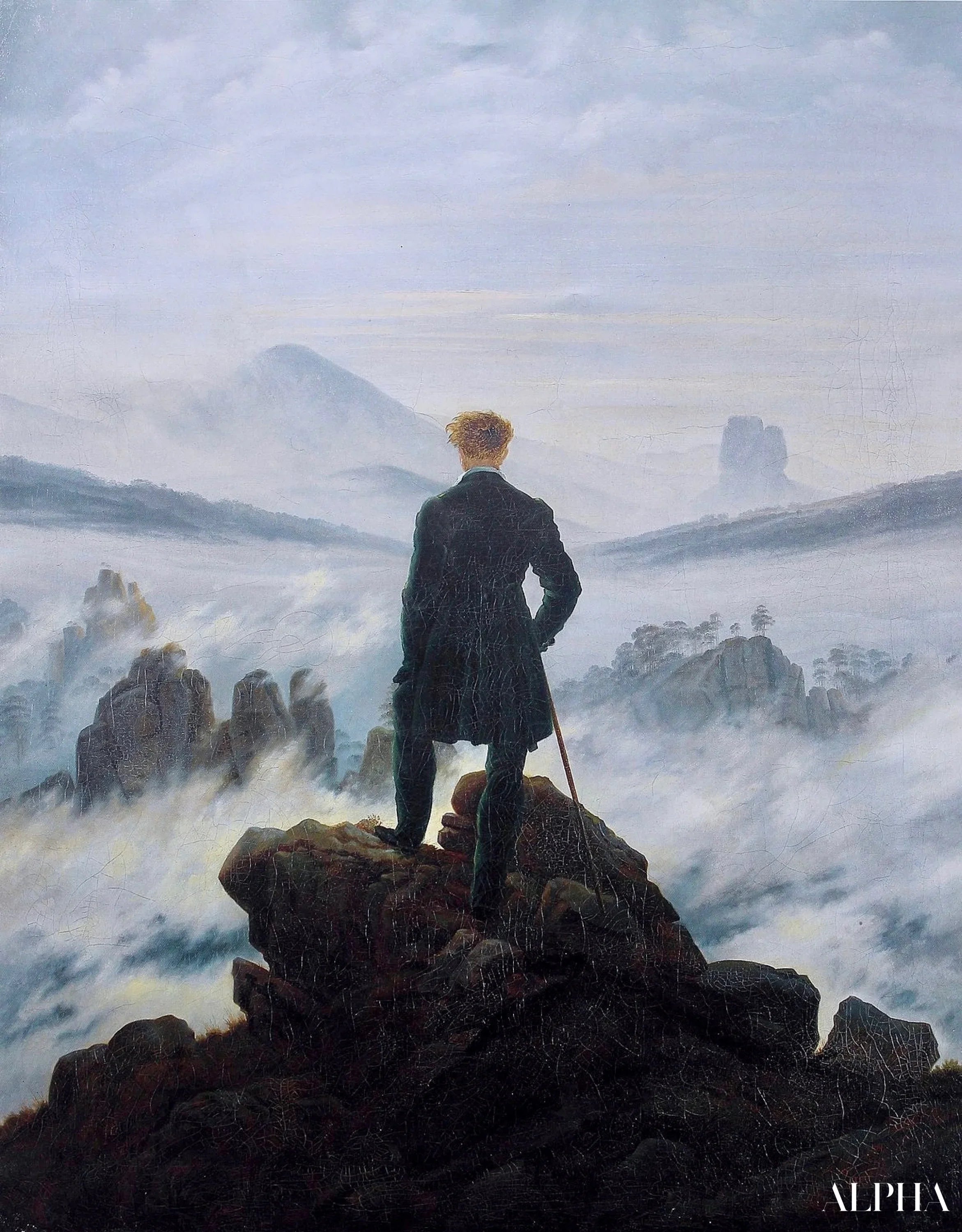 100 Berømte Malerier av Caspar David Friedrich