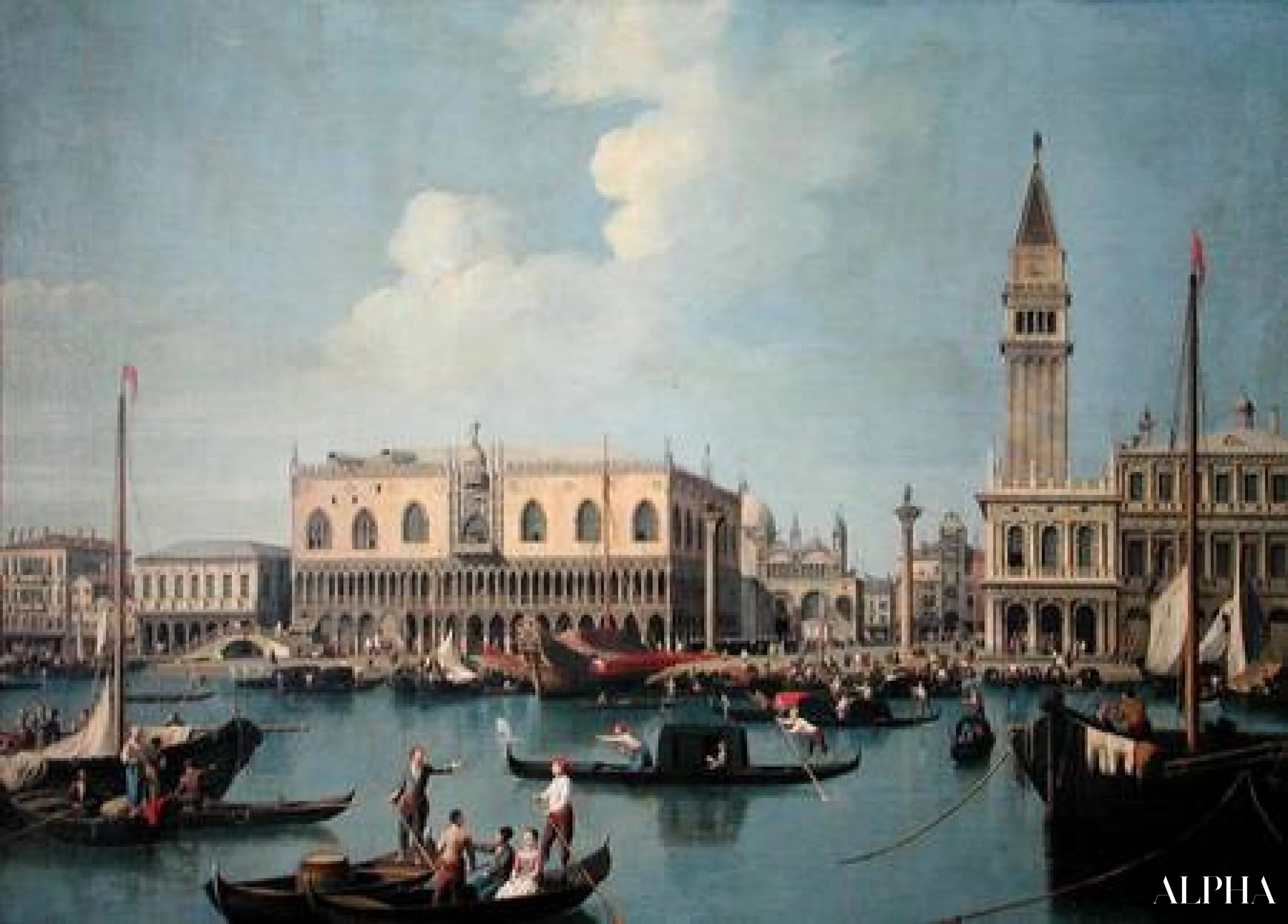 200 Berømte malerier av Giovanni Antonio Canal (Canaletto)