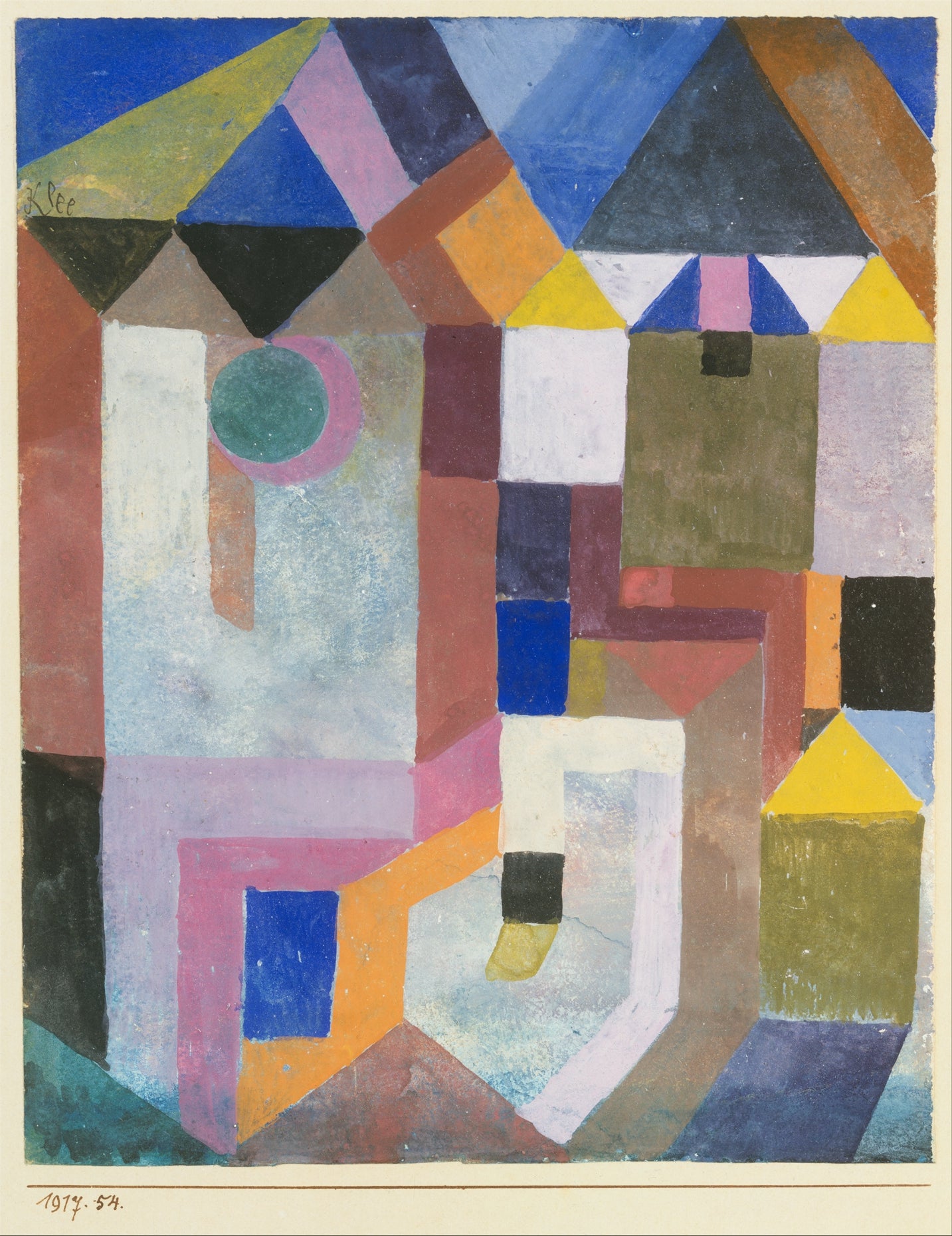 Fargerik arkitektur - Paul Klee
