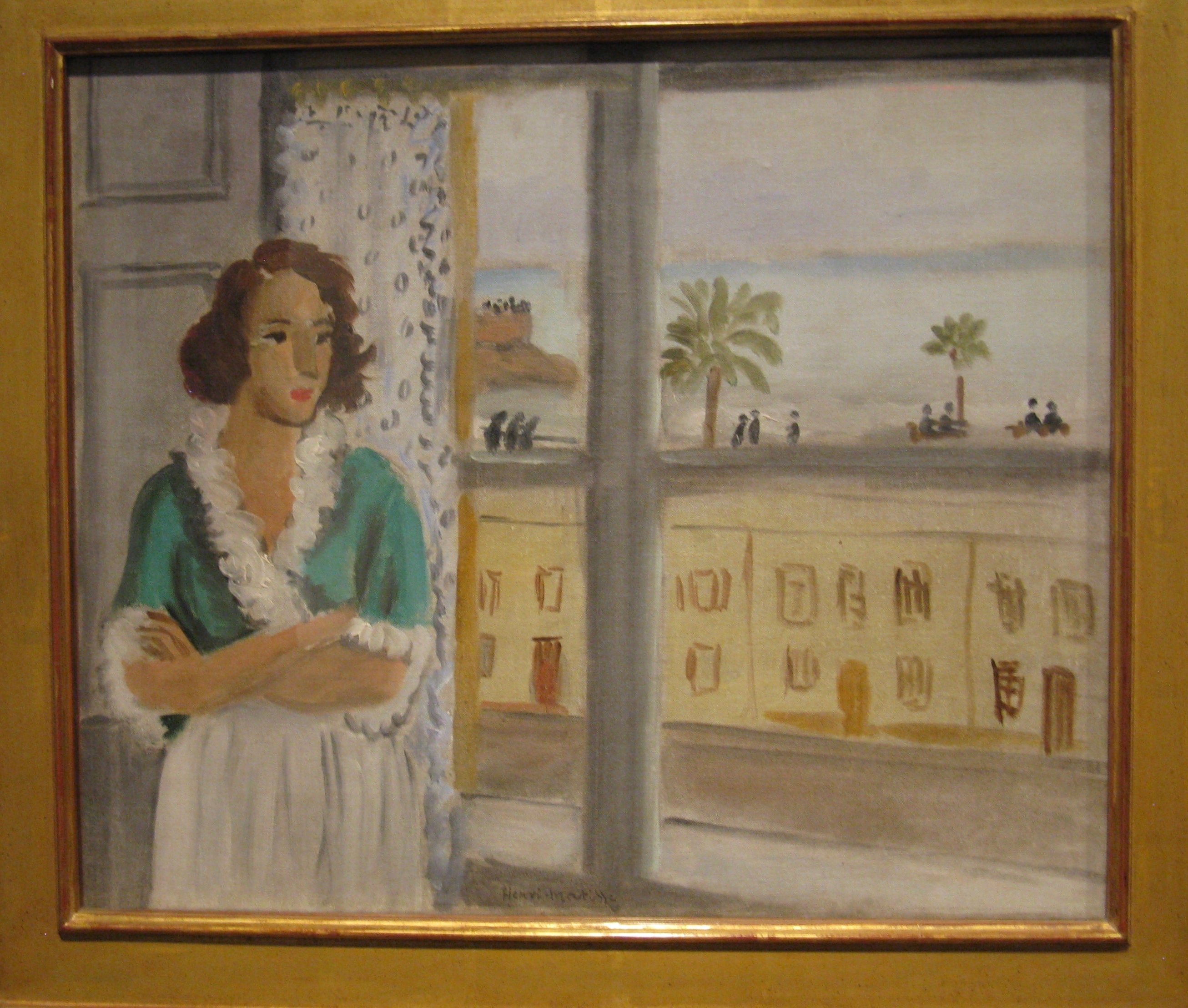 Reproduction du tableau « Fille près d'une fenêtre - Henri Matisse » par Alpha Reproduction en peinture à l’huile