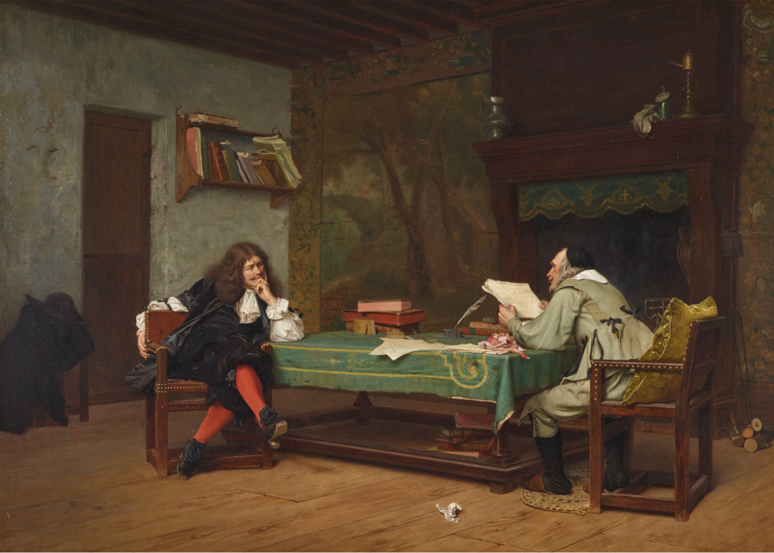 Et samarbeid (Molière og Corneille - Jean-Léon Gérôme