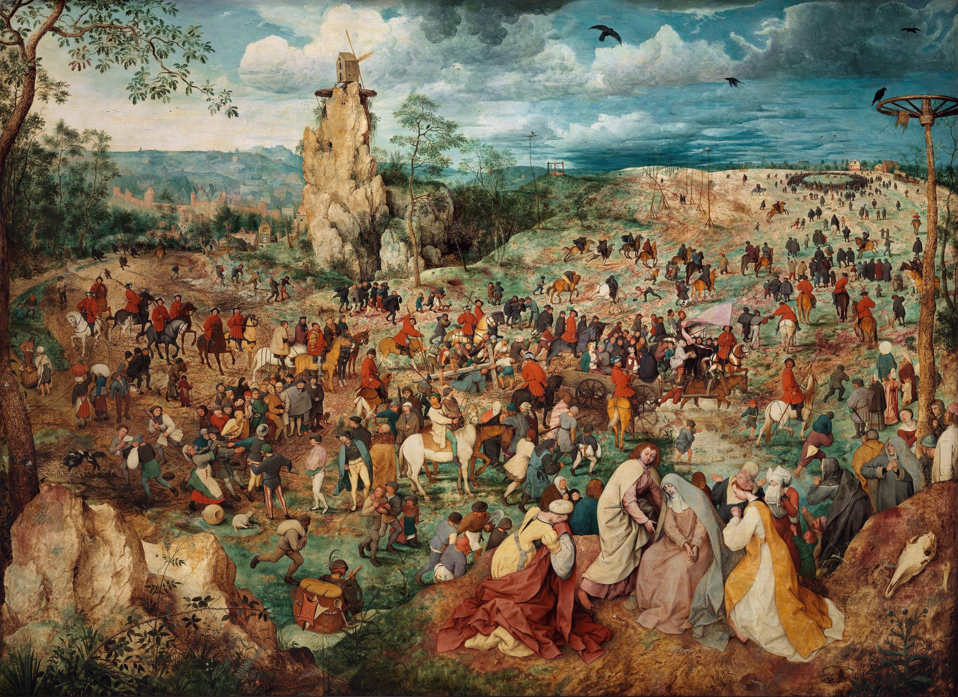 Korsbæringen - Pieter Brueghel den eldre