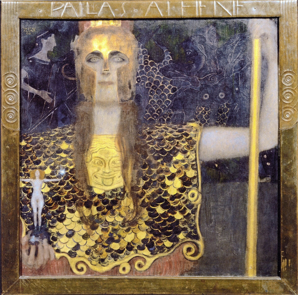 Pallas Athéna de Gustav Klimt, œuvre entre symbolisme et Sécession viennoise