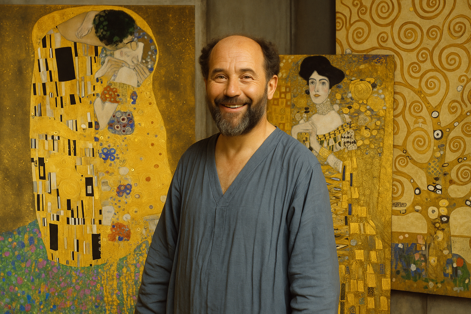 Hvem var Gustav Klimt? Dykk ned i den gyldne verden til den wienerske mesteren.