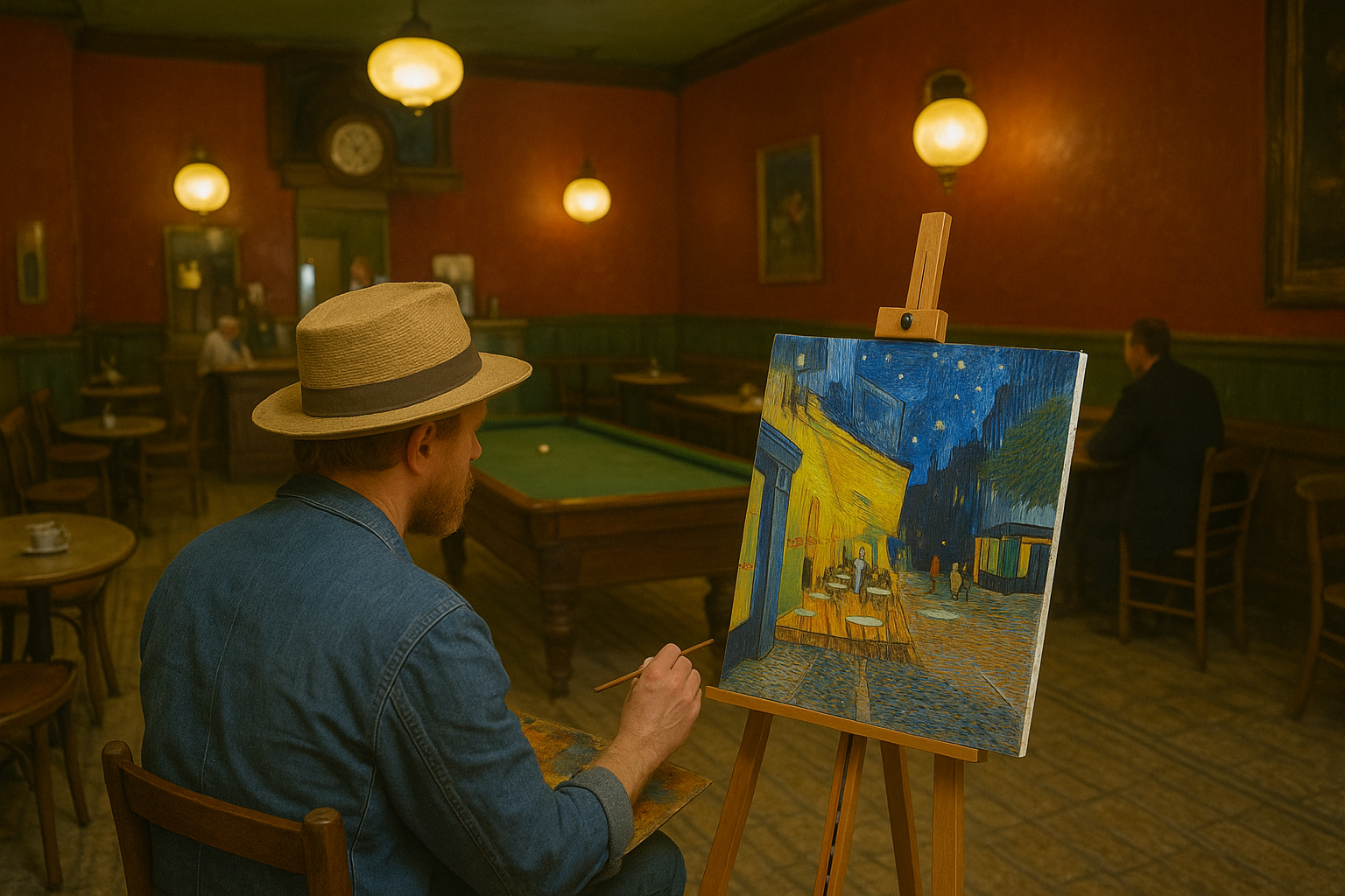 Historien bak Van Goghs Nattkafé i Arles