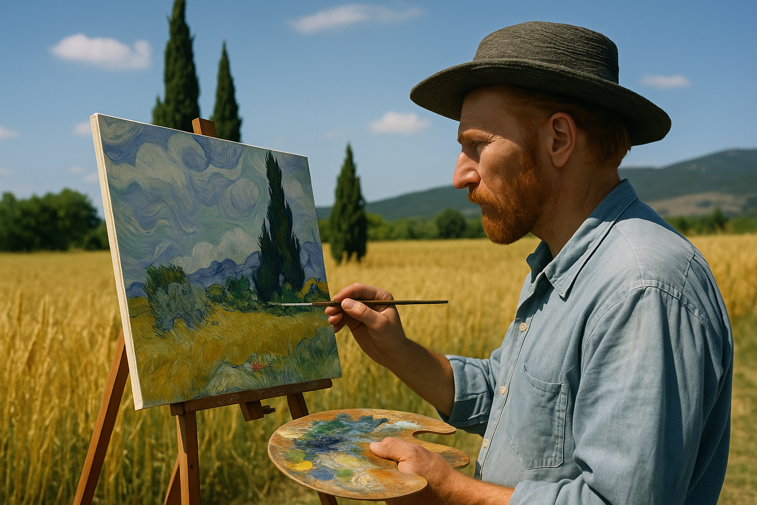 Vincent van Gogh i Saint-Rémy-de-Provence: Verk, Historie og Sørens Lys
