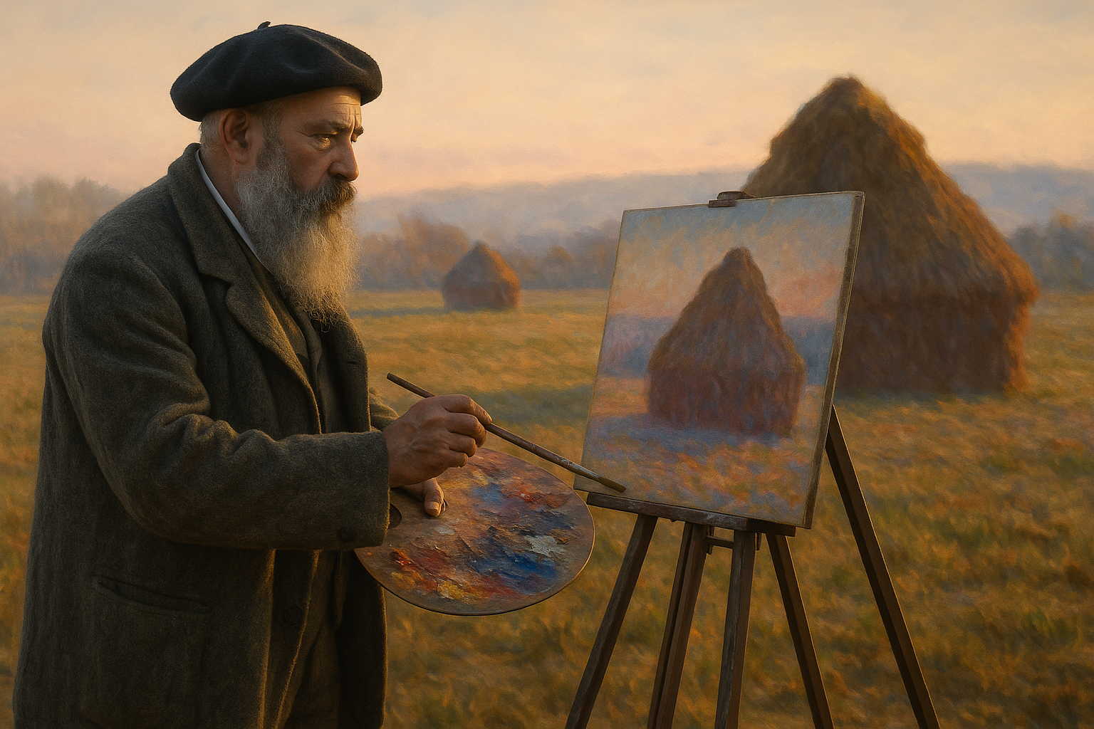 Hvorfor Monet sin serie med Høystakker fortsatt beveger