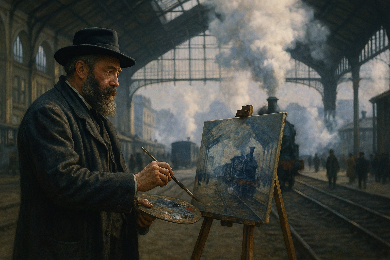 Saint-Lazare stasjon: Hvor Monet malte moderniteten i røyk
