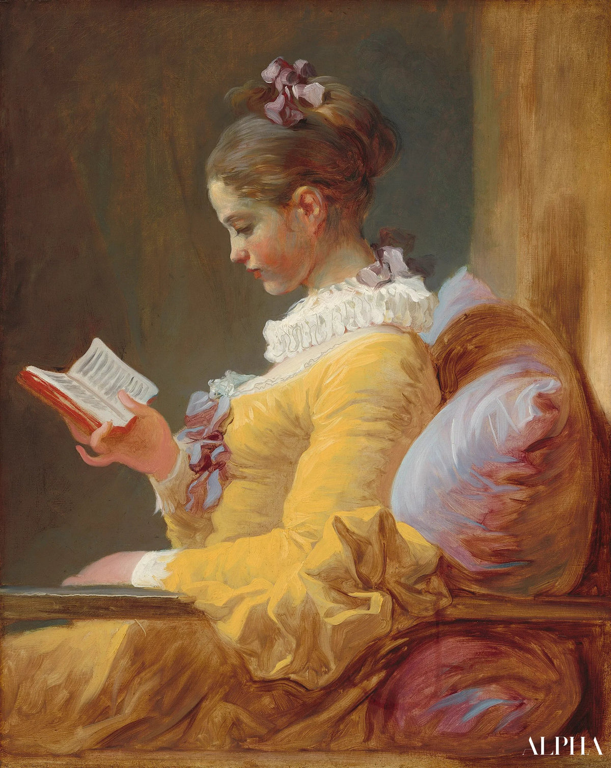 La Liseuse de Jean-Honoré Fragonard, œuvre emblématique du XVIIIe siècle