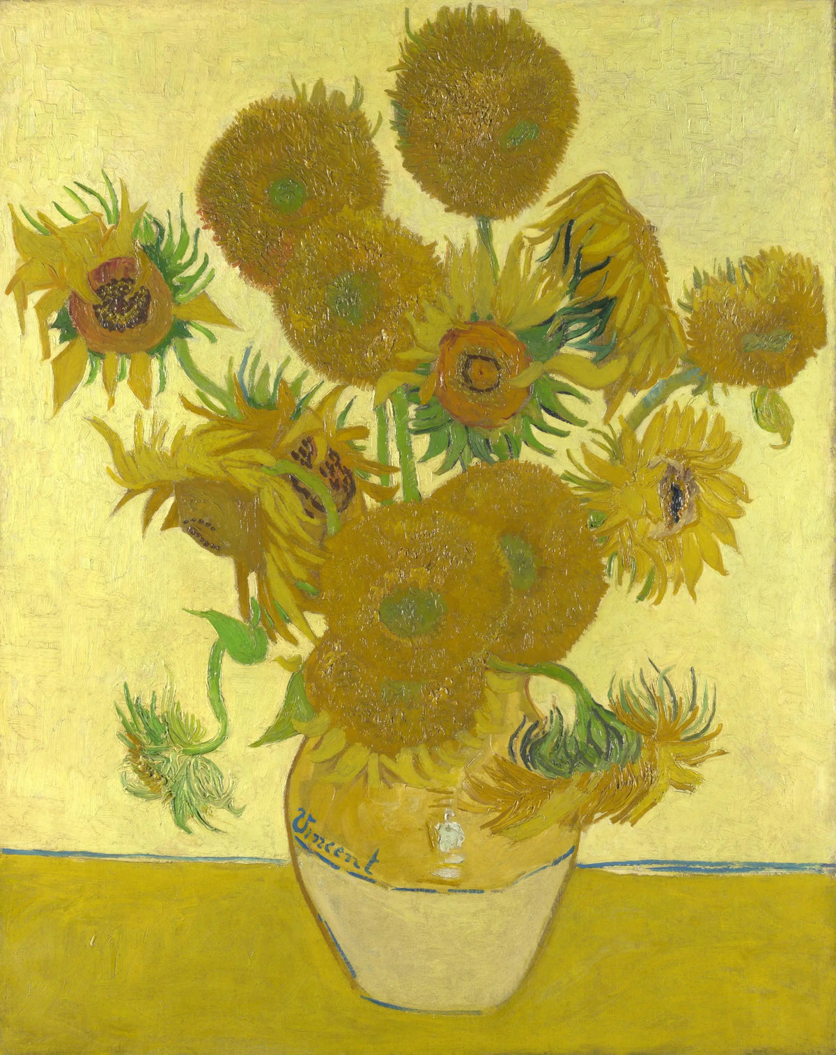 Les Tournesols de Vincent van Gogh, version de la National Gallery de Londres