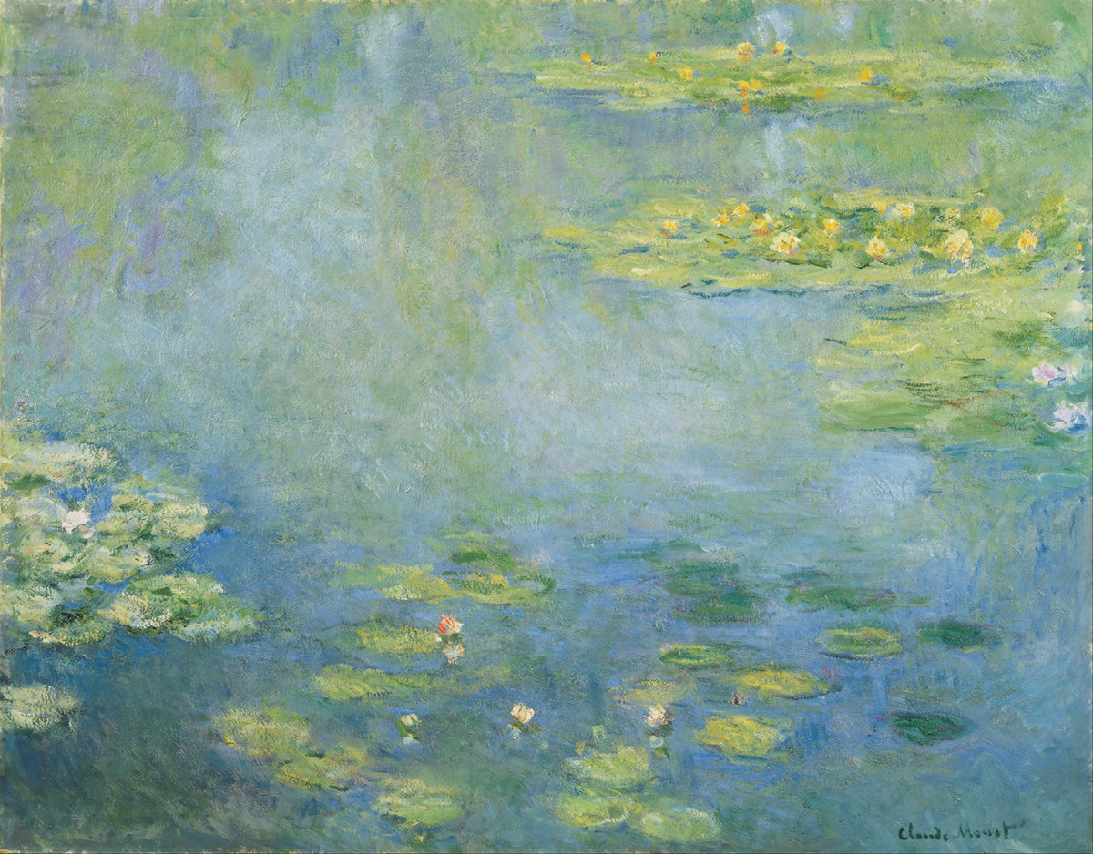 Water Lilies de Claude Monet, grand format lié au jardin d'eau de Giverny