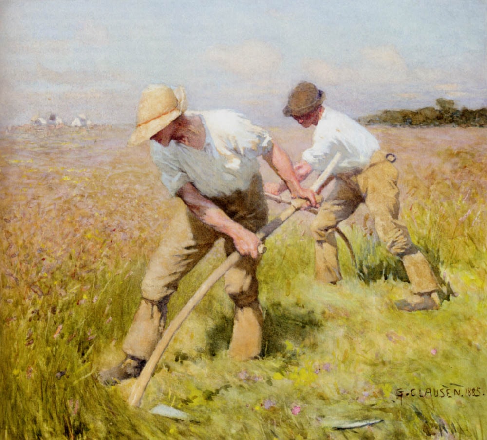 Les Faucheurs, 1885 — George Clausen