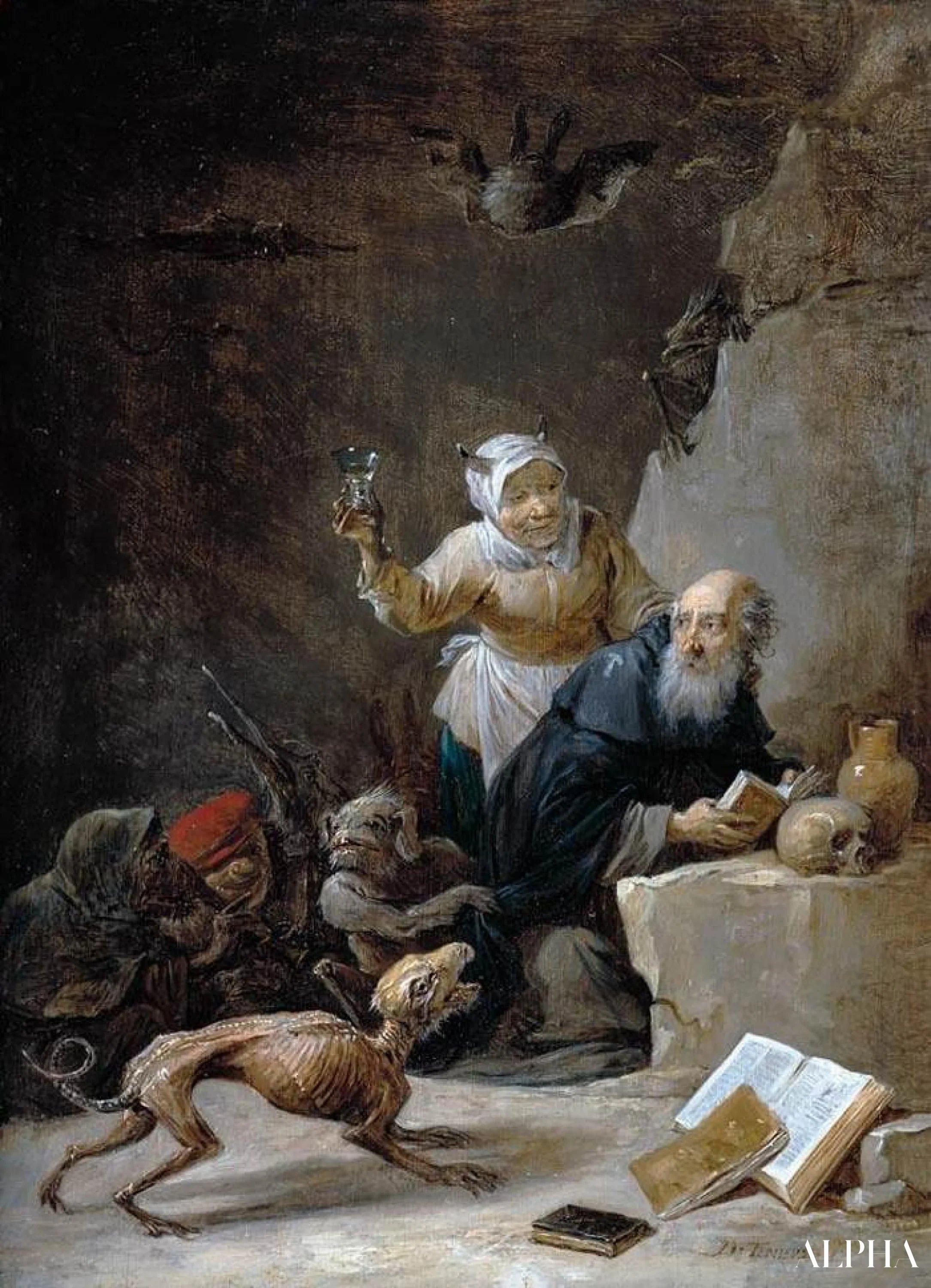 20 Berømte Malerier av David Teniers den Yngre