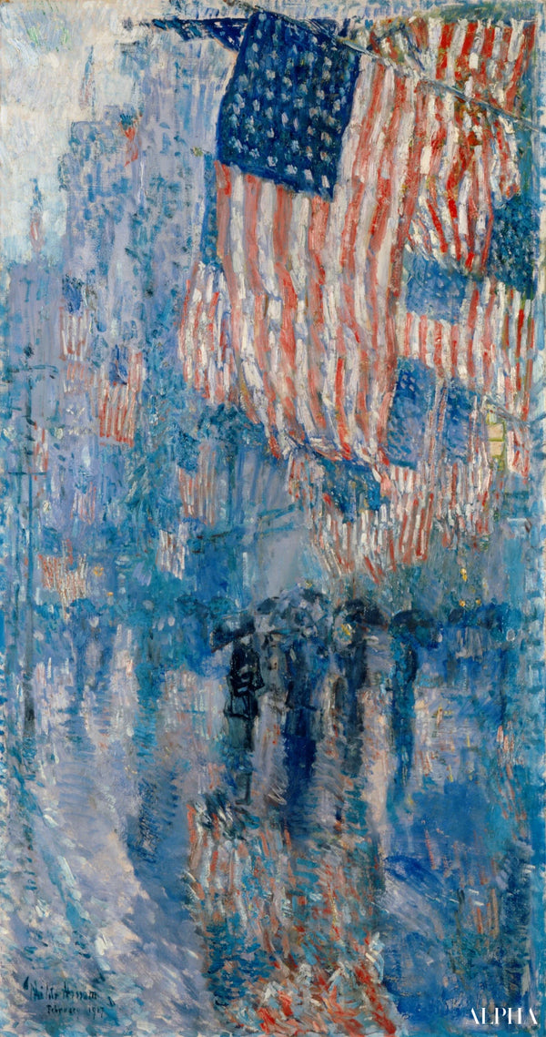 16- Childe Hassam (1859–1935) (impressionisme amerikansk)