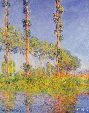 20 Berømte Bilder av Poppeltrær – Claude Monet