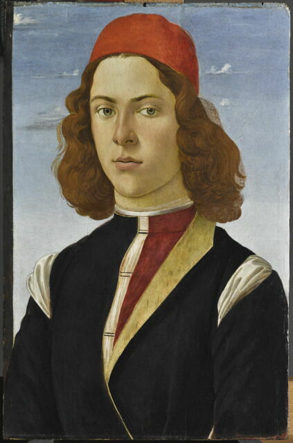 Portrett av en ung mann – Botticellis krets (ca. 1475-1500)