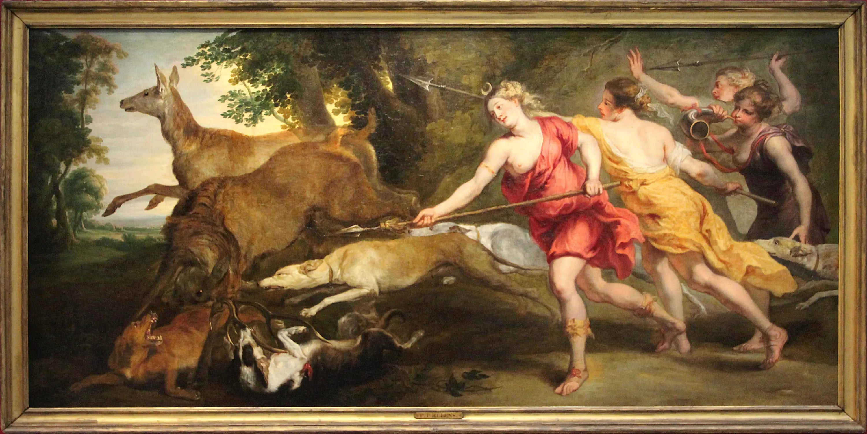 Diane chasseresse et ses nymphes - Peter Paul Rubens - Alpha Reproduction