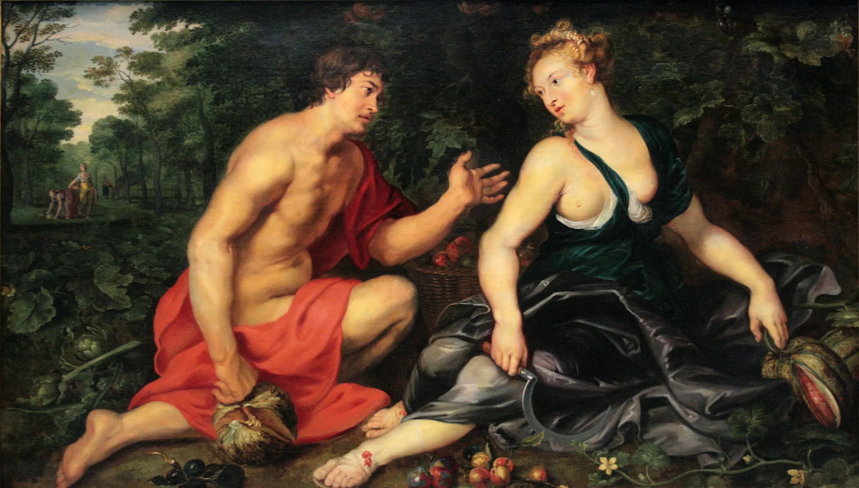 Vertumne et Pomone - Peter Paul Rubens - Alpha Reproduction