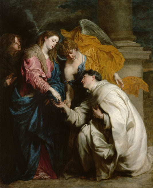 💫 Den salige Hermann Josephs visjon – Anthony van Dyck (ca. 1629)