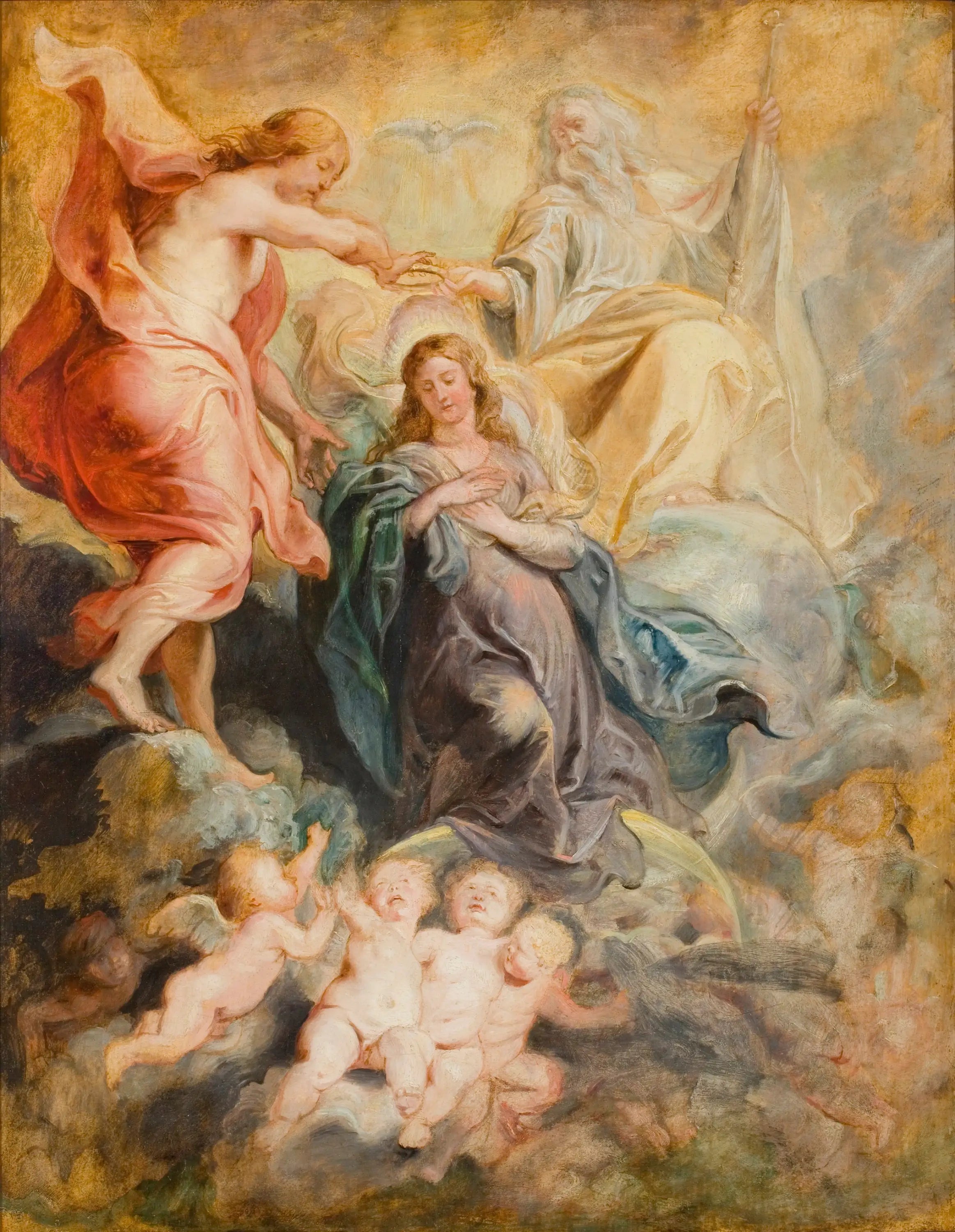 Couronnement de la Vierge - Peter Paul Rubens - Alpha Reproduction