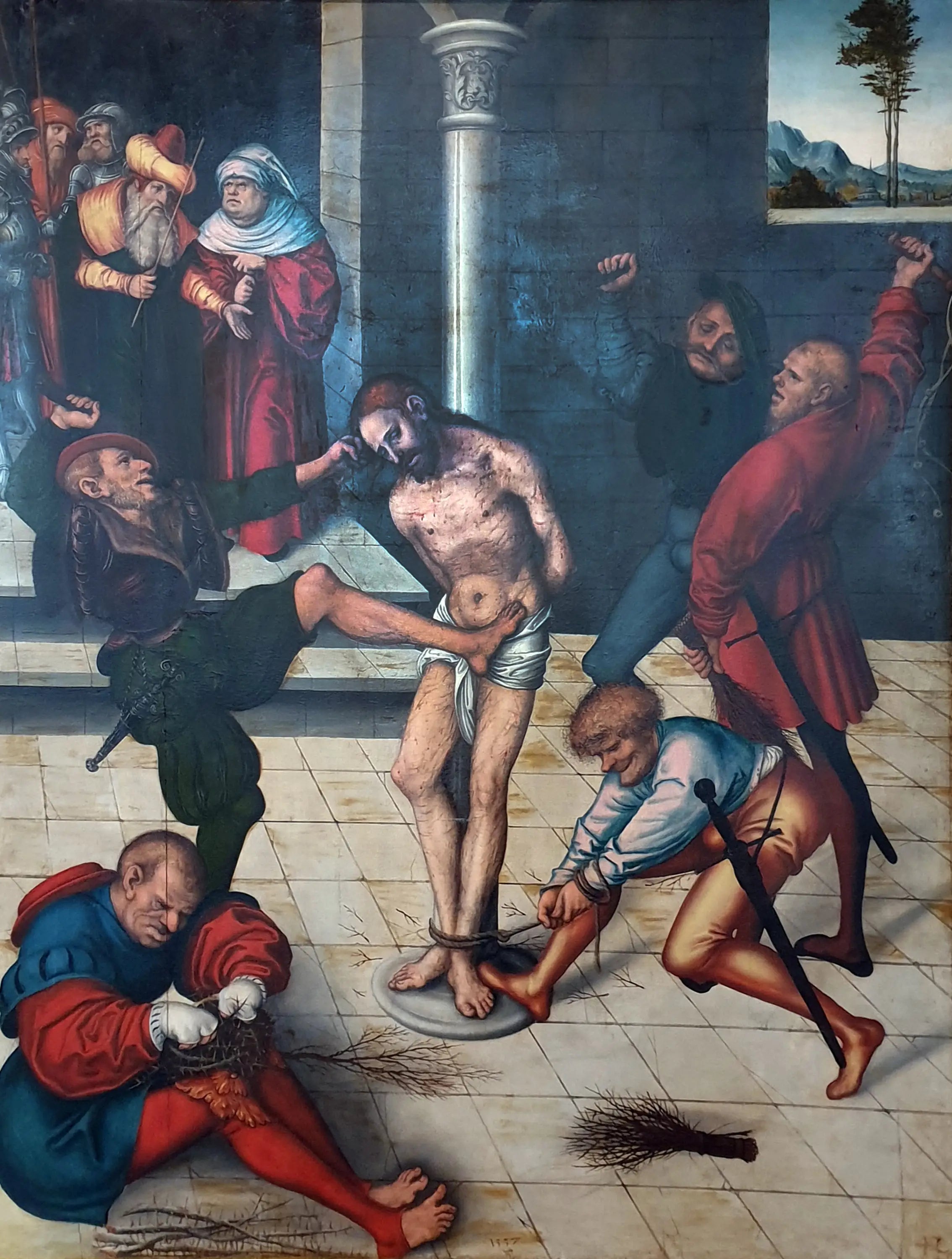 Flagellation - Lucas Cranach the Elder - Alpha Reproduction