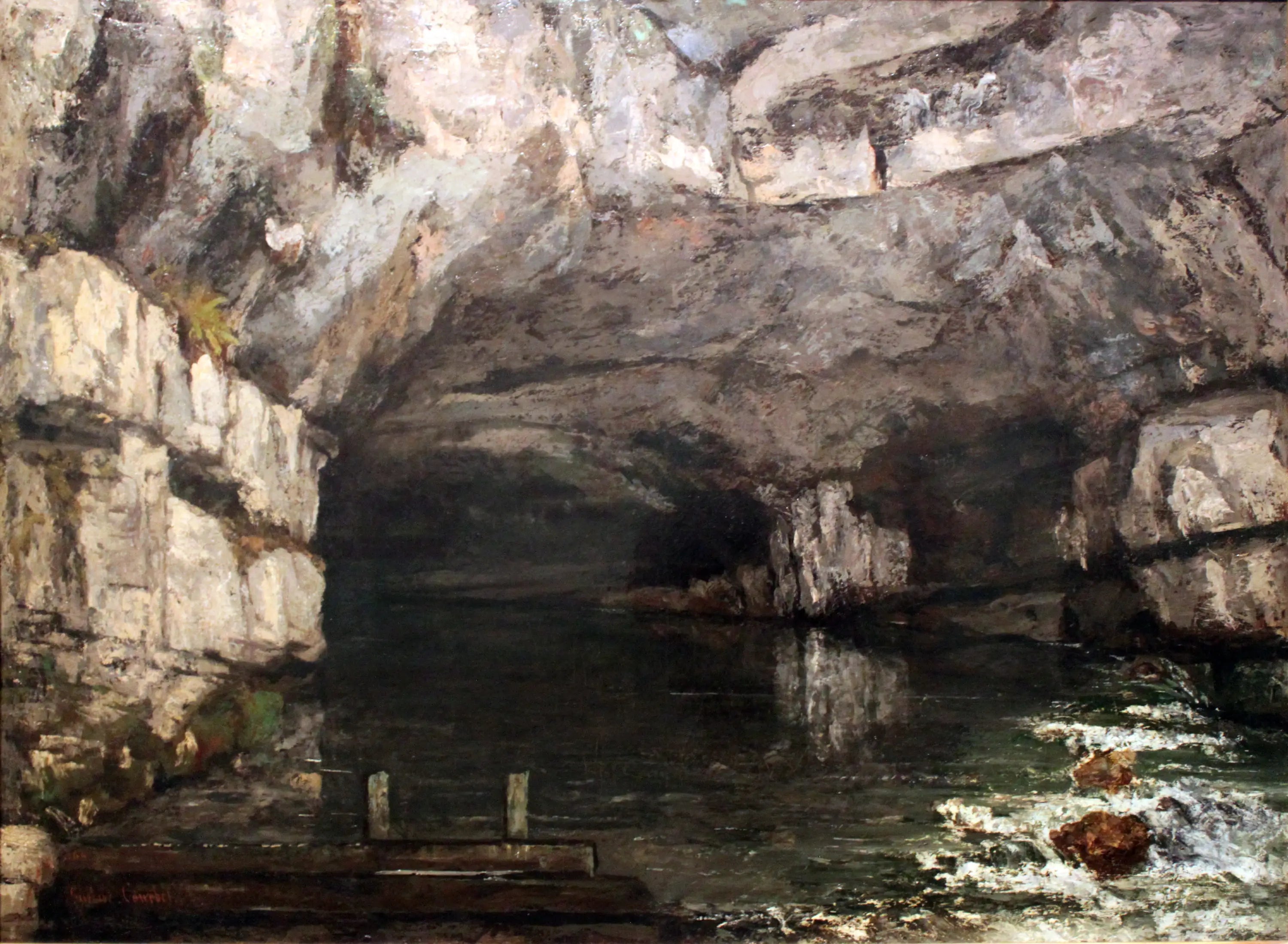 La source de la Loue - Gustave Courbet - Alpha Reproduction