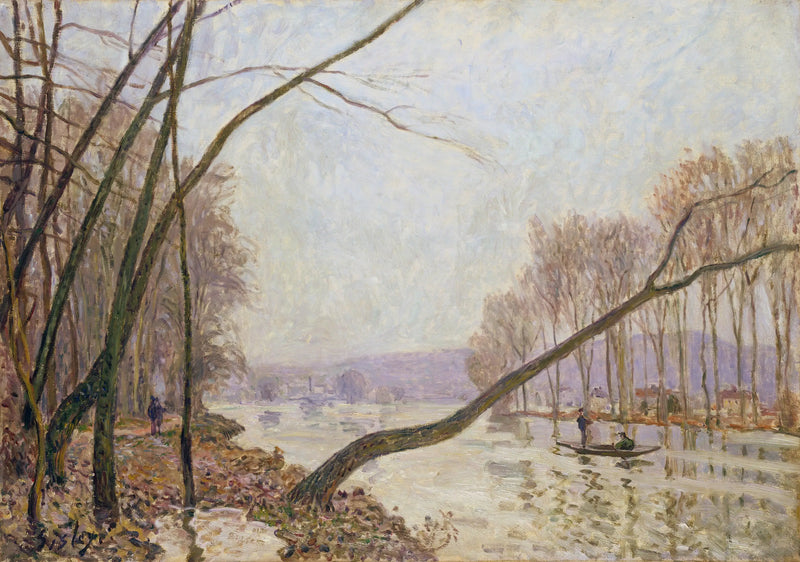 Seine-kanten om høsten - Alfred Sisley