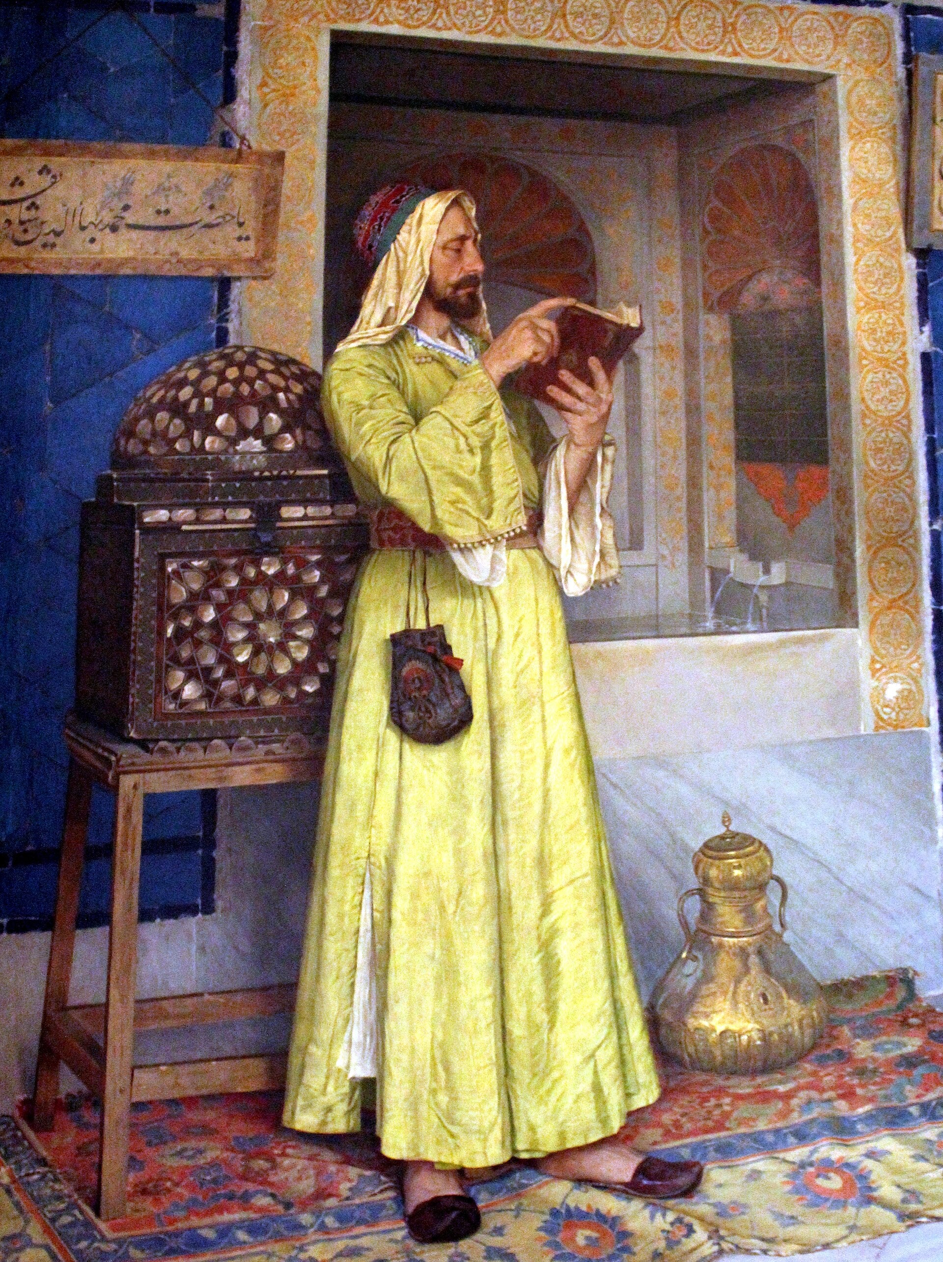 La Fontaine de jouvence — Osman Hamdi Bey, 1904, huile sur toile