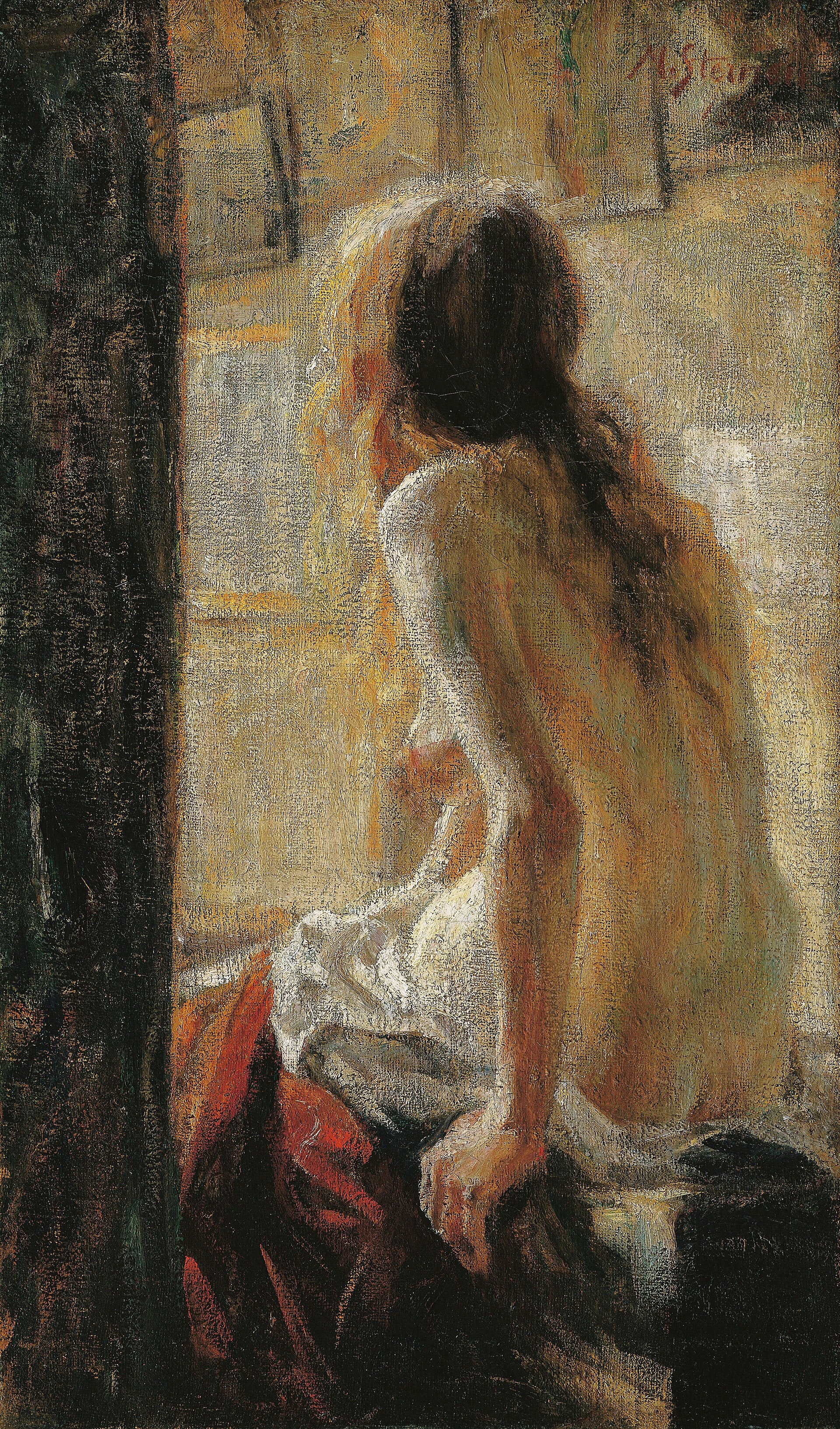 La Rousse, Matej Sternen, vers 1910, huile sur toile