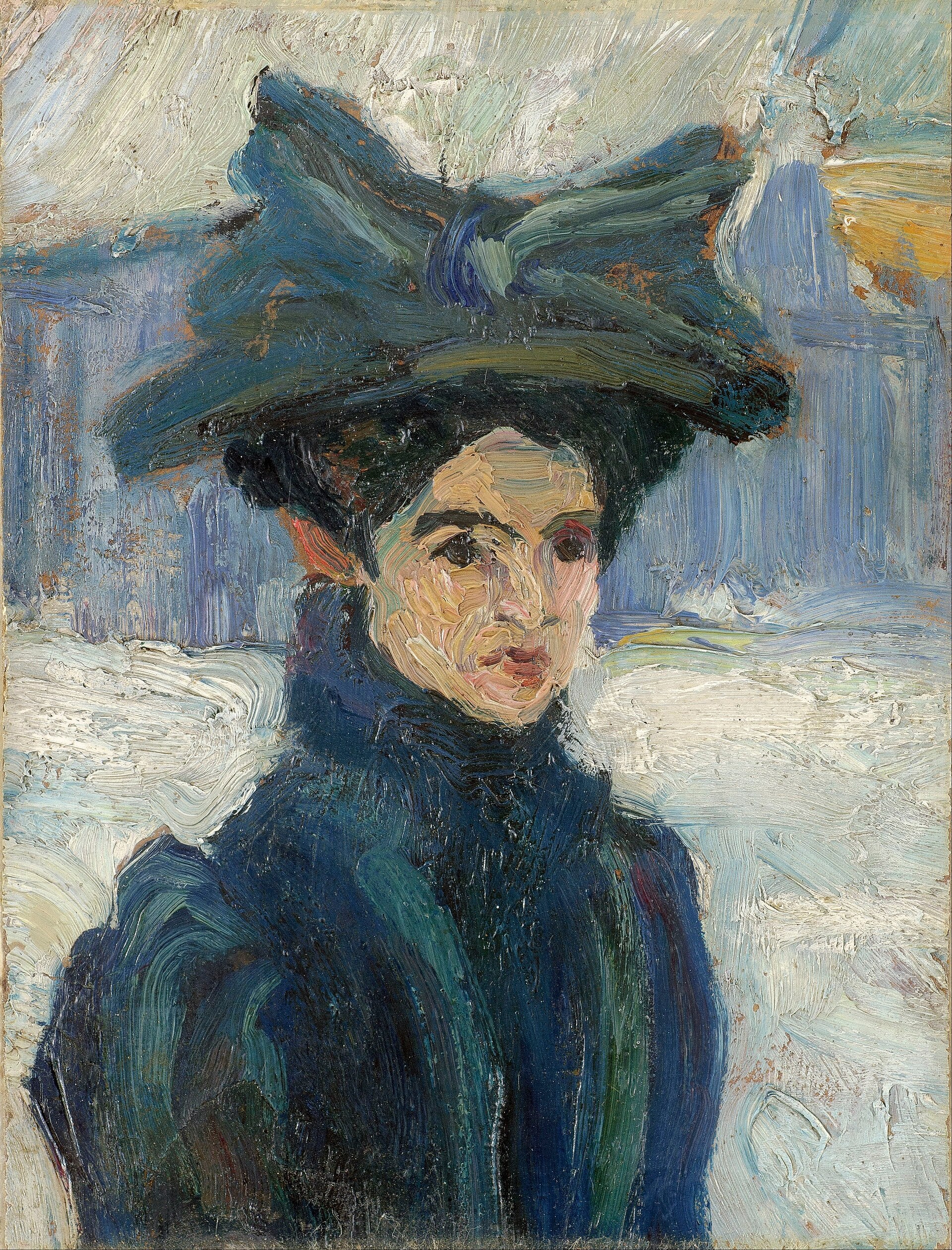 Portrait de Ksenija Atanasijević, Nadežda Petrović, 1912, huile sur toile