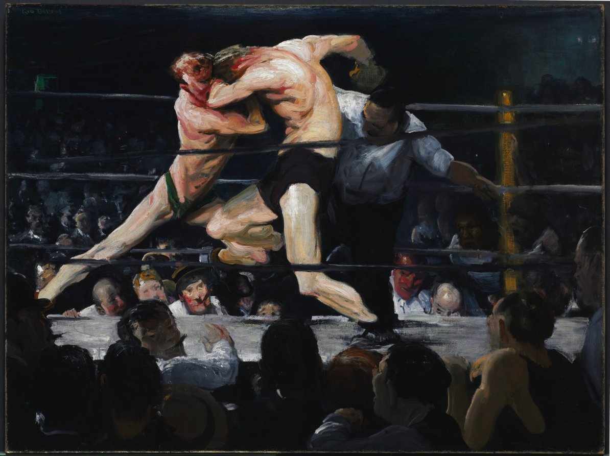 Le Combat chez Sharkey - George Bellows