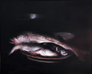 Nature morte aux poissons - William Merritt Chase