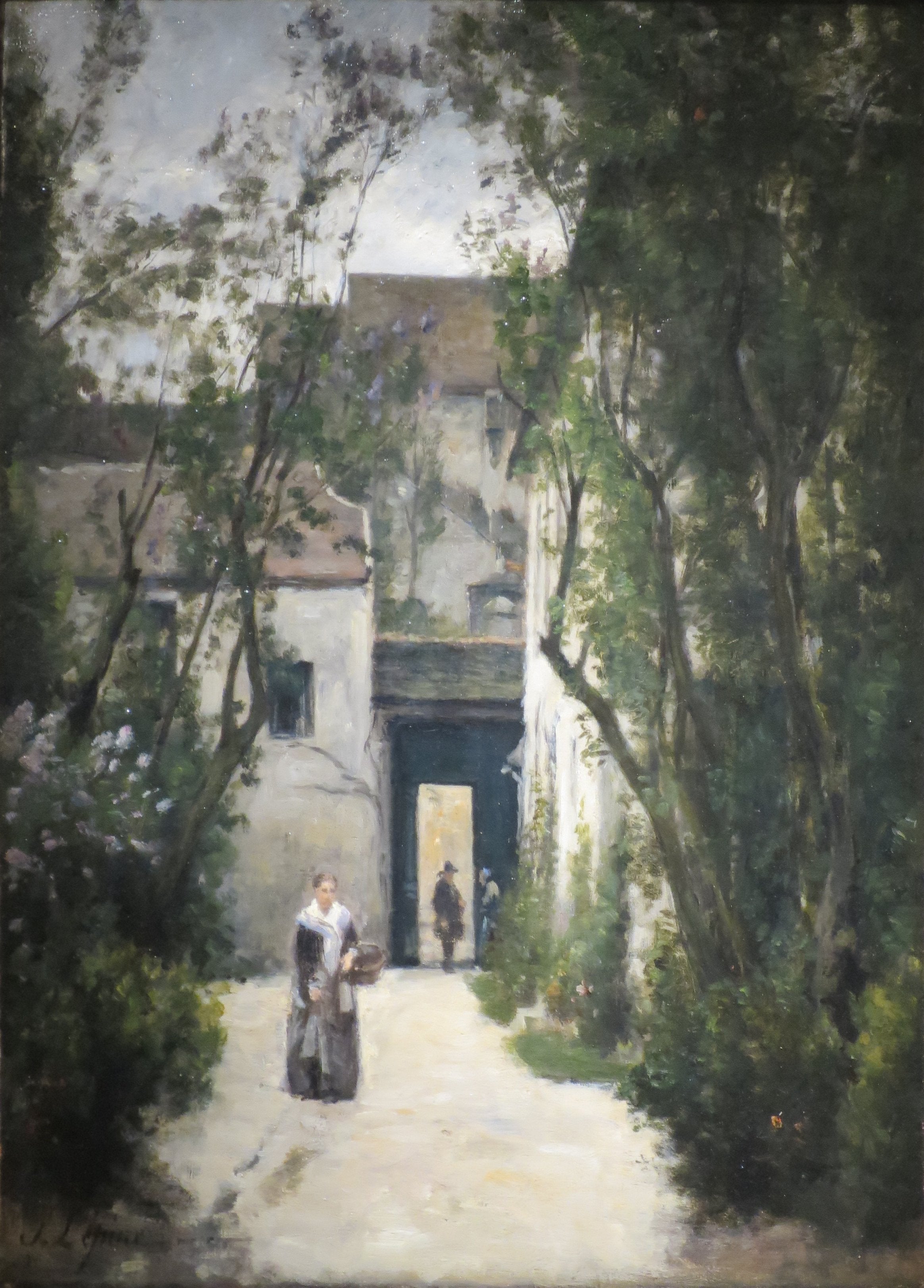 Montmartre. Une cour rue de la Fontenelle - Stanislas Lépine - Alpha Reproduction