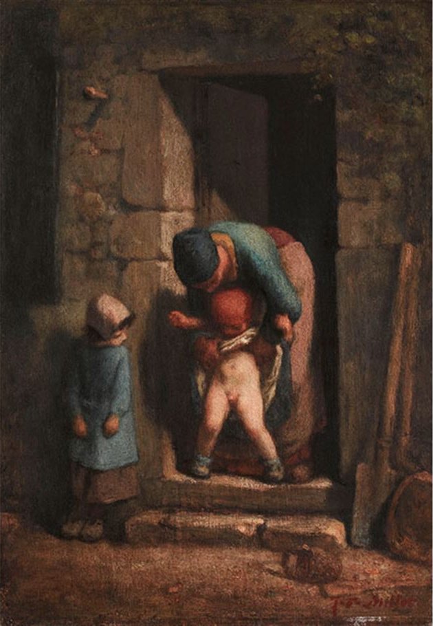 La Précaution maternelle - Jean-François Millet