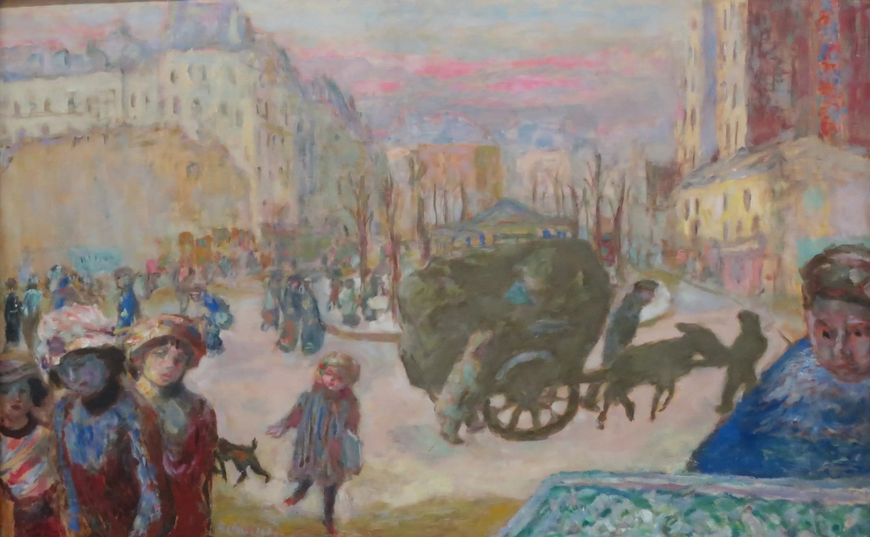 Reproduction du tableau « Matin à Paris - Pierre Bonnard » par Alpha Reproduction en peinture à l’huile