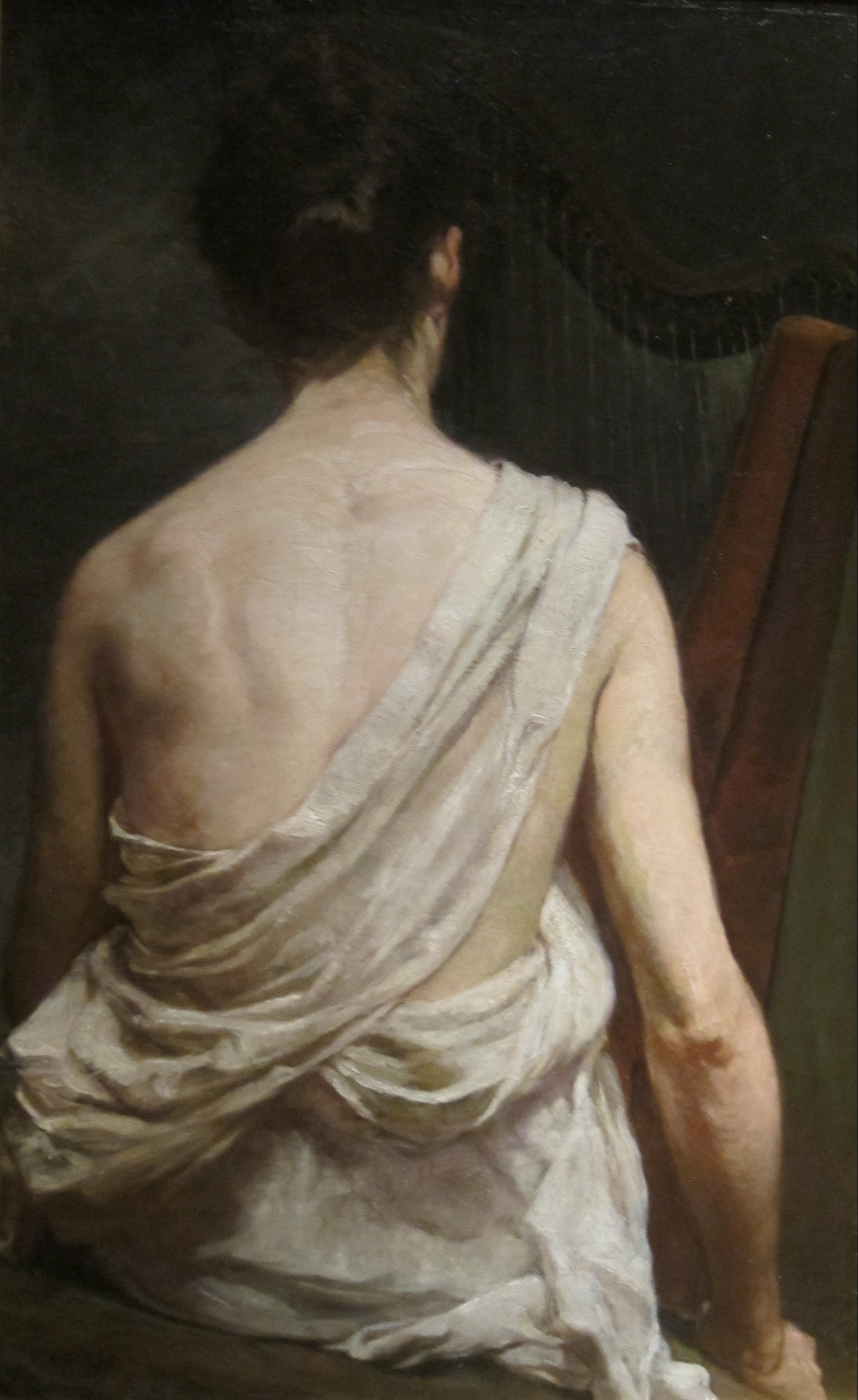 Femme à la harpe - Elizabeth Nourse