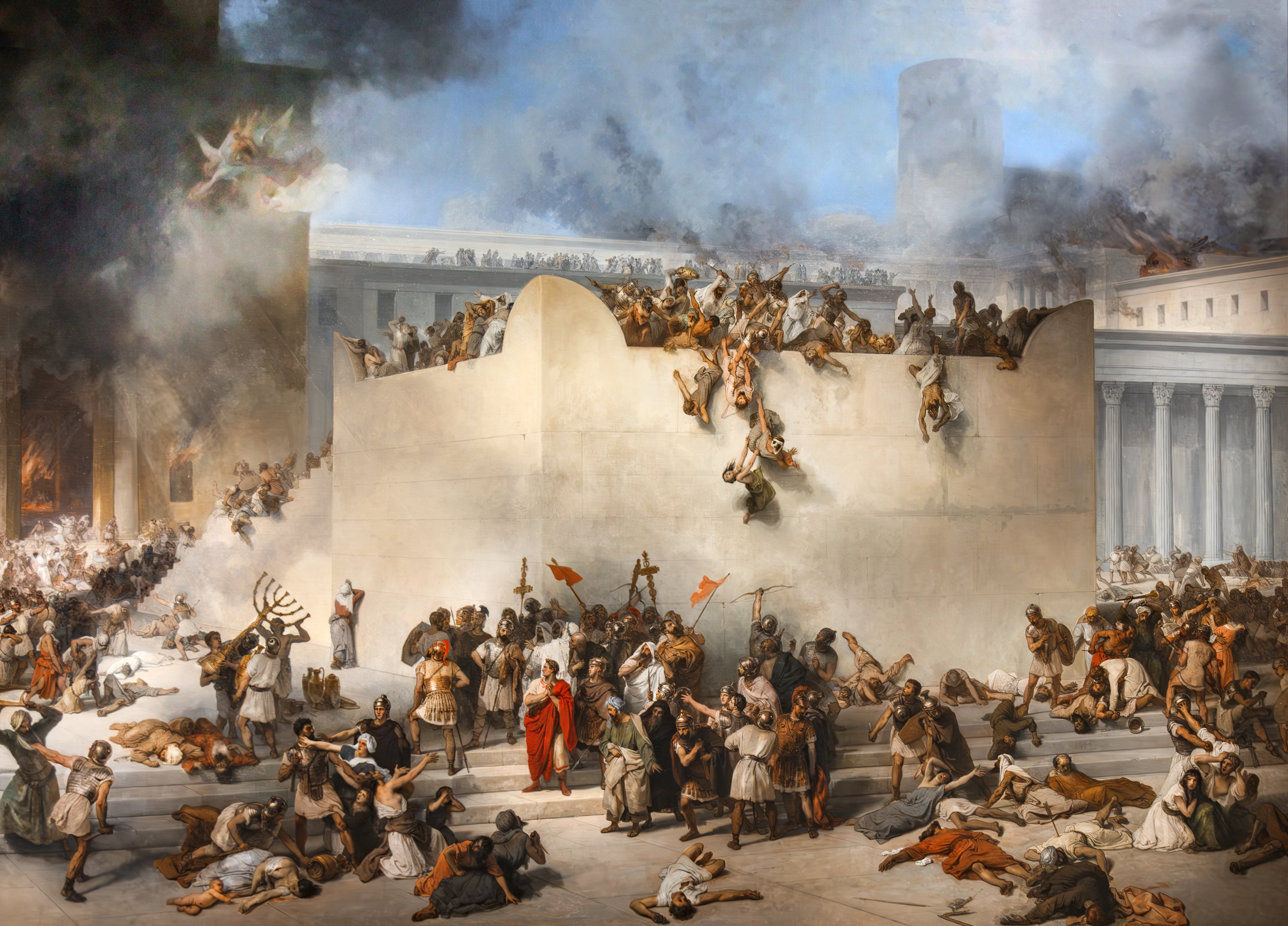 La destruction du temple de Jérusalem - Francesco Hayez