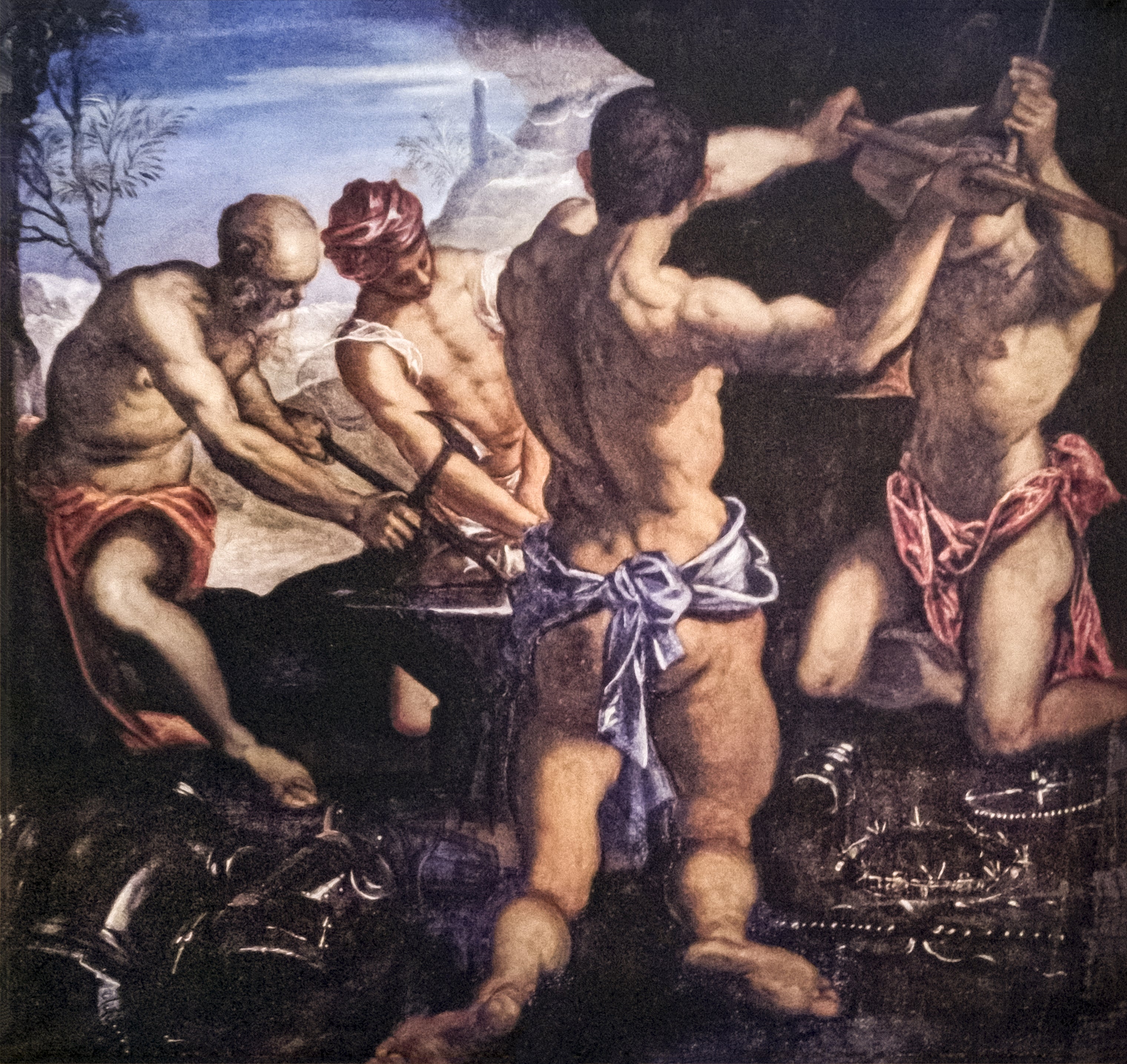 La forge de Vulcain - Jacopo Tintoretto - Alpha Reproduction