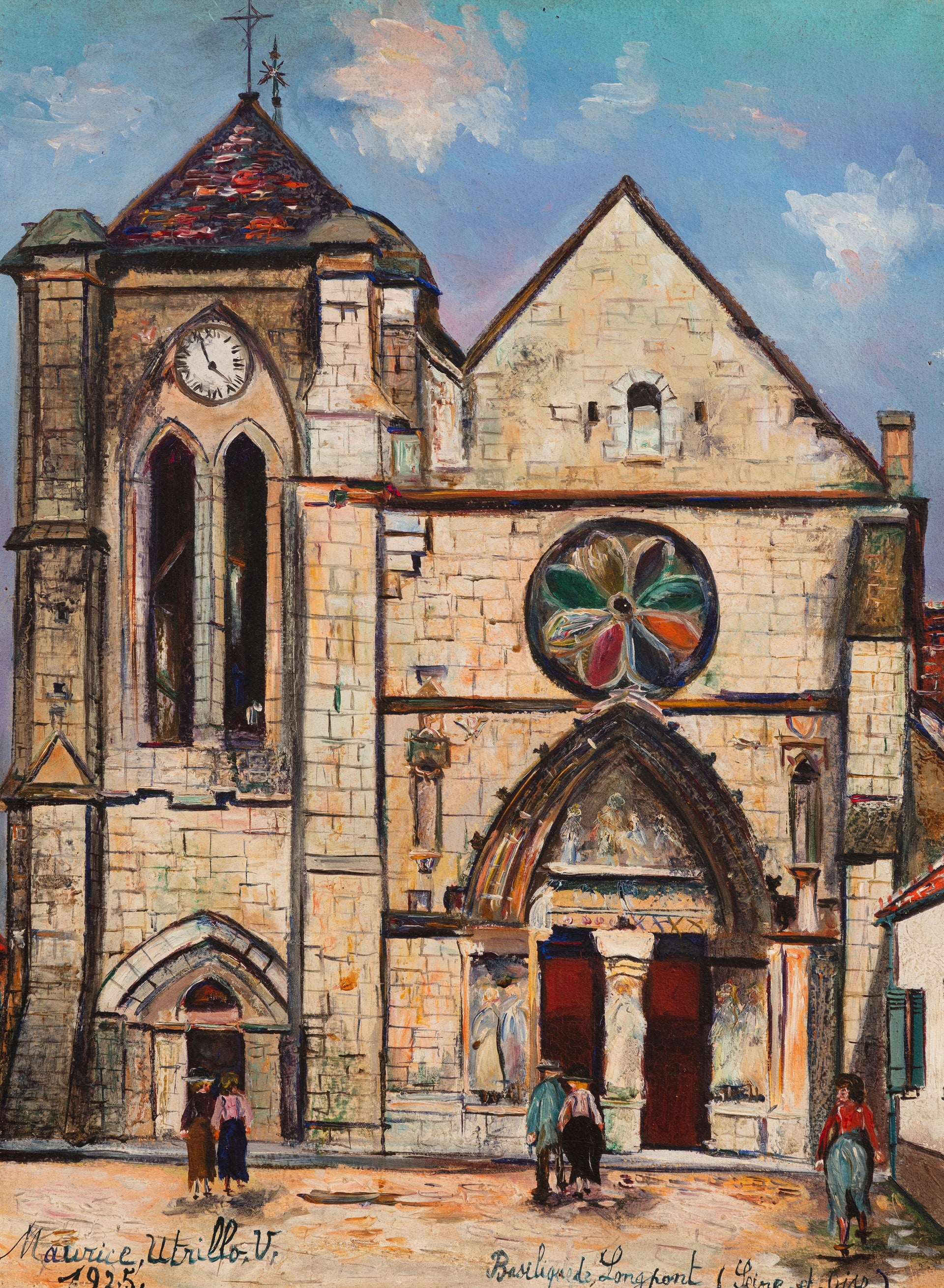 Basilique Notre-Dame de Bonne Garde, Longpont-sur-Orge - Maurice Utrillo