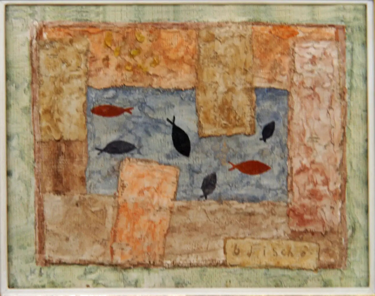 6 poissons - Paul Klee image 1 reproduction réalisée par Alpha Reproduction
