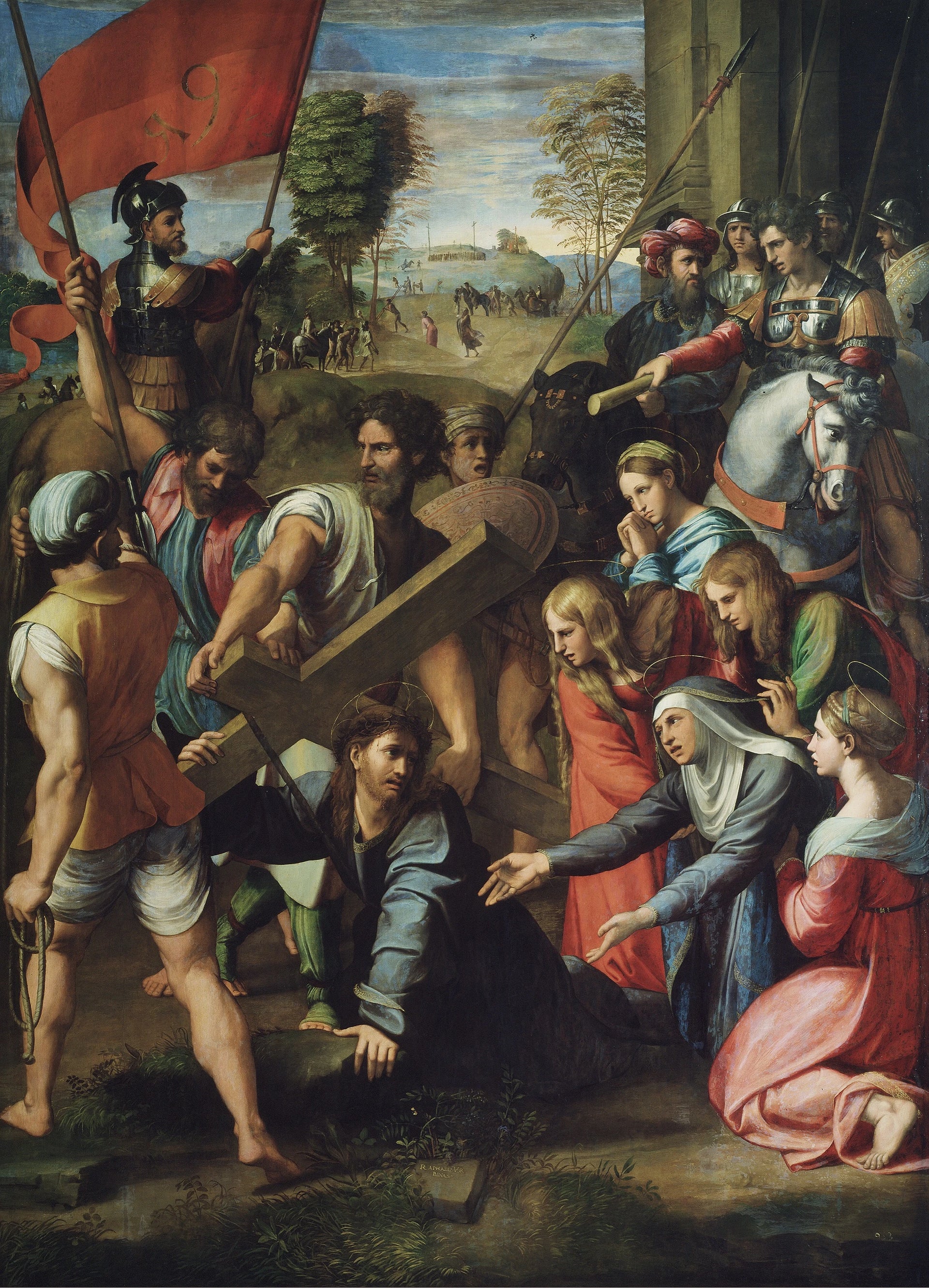 La Crucifixion Mond - Raphaël Sanzio image 1 reproduction artisanale de tableau