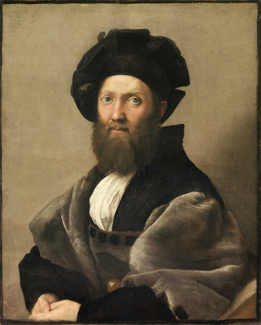 Portrett av Baldassare Castiglione - Raphael Sanzio