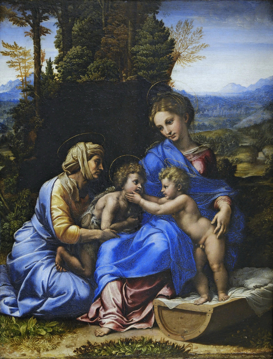 Den lille hellige familien - Raphael Sanzio