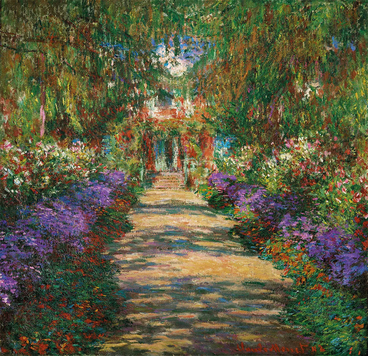 🎨 L’Avenue de Giverny – Claude Monet, rundt 1902