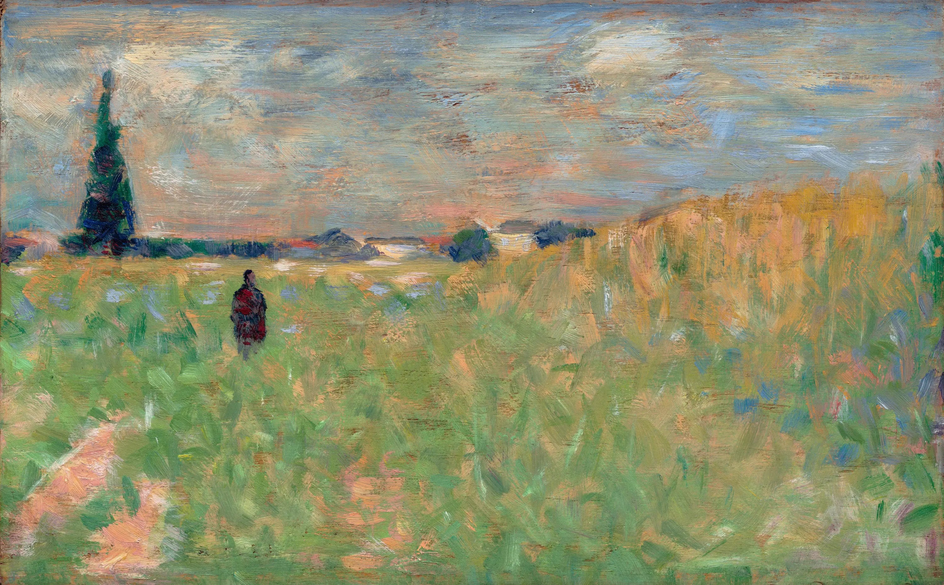 Reproduction du tableau « Un paysage d'été - Georges Seurat » par Alpha Reproduction en peinture à l’huile