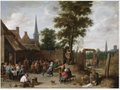 Une kermesse de village près d’Anvers - David Teniers le Jeune - Alpha Reproduction