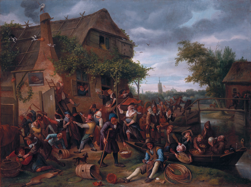 Une fête de village - Jan Steen
