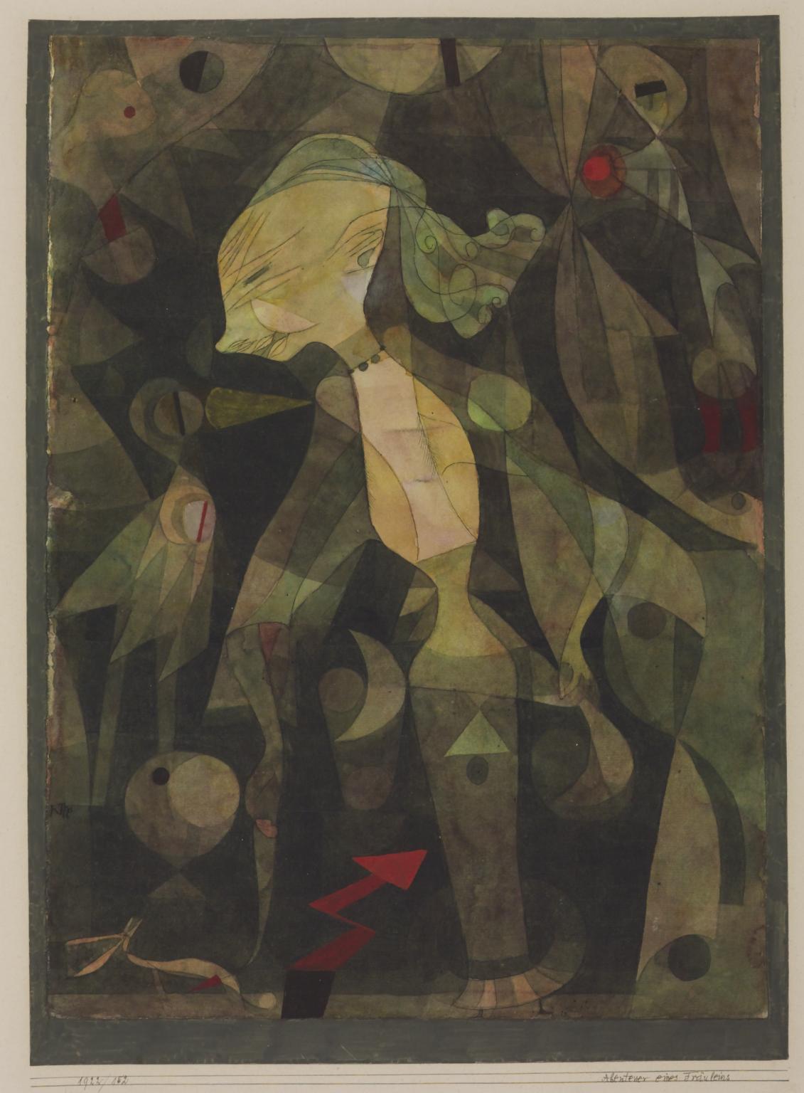 A Young Lady's Adventure — Paul Klee