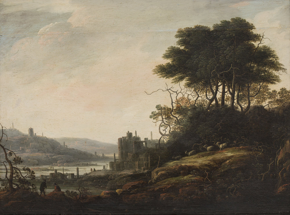 Paysage - Abraham Bloemaert image 1 reproduction de peinture à l’huile